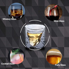 Skull Shot Glass Drink Wine Glasses