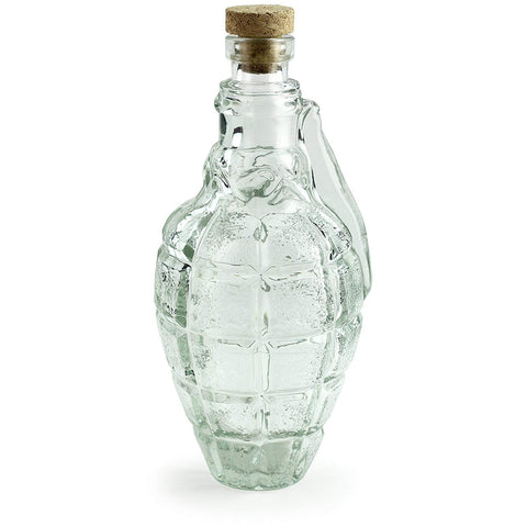 Grenade Decanter with Cork Stopper